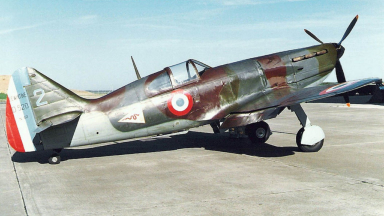 Dewoitine D.520 - Warbird Wednesday Episode #96, French fighter aircraft, palm springs air museum, silver and red plane