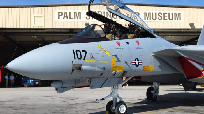 F-14 Tomcat – Warbird Wednesday Episode 56 – Palm Springs Air Museum