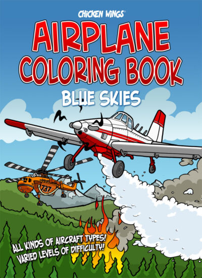 Chicken Wings Coloring Book