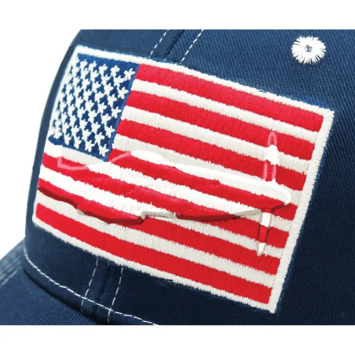 P-51 3D Flag Hat - Image 2